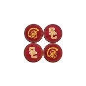 USC EMBROIDERED WOODEN COASTERS